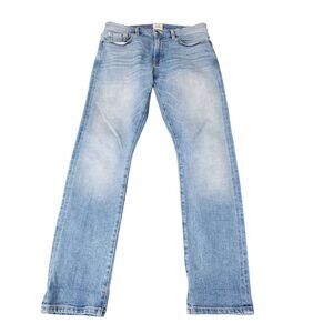 Flint and Tinder Mens Jeans 29 x 30 Blue Slim Fit Organic Cotton Stretch Denim